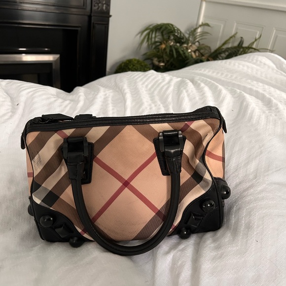 Burberry Nova check Studded Bowling Bag - Picture 13 of 16